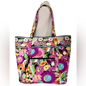 Vera Bradley East West Tote Va Va Bloom